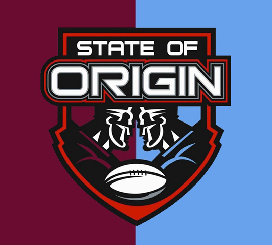 This is a picture of the State of Origin match